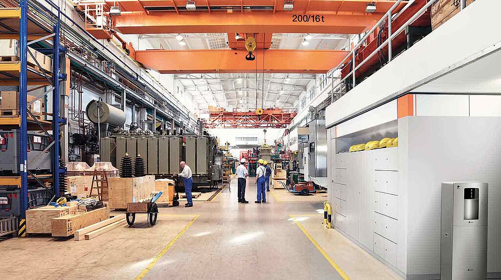 Großes Lager mit einem Waterlogic WL3 Wasserspender 