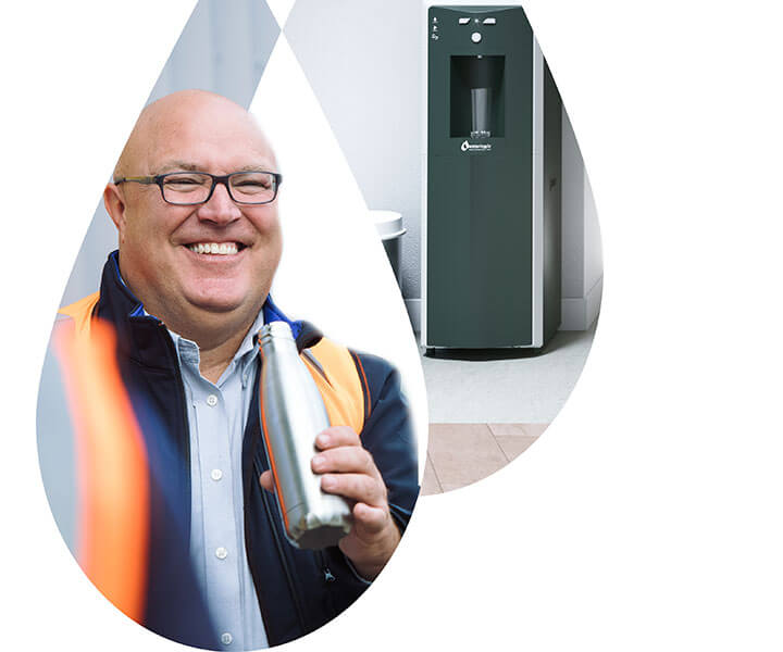 Wasserspender für Fabrik und Produktion