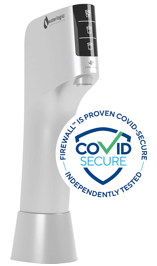 Waterlogic WL9 Wasserspender mit Covid Secure Label